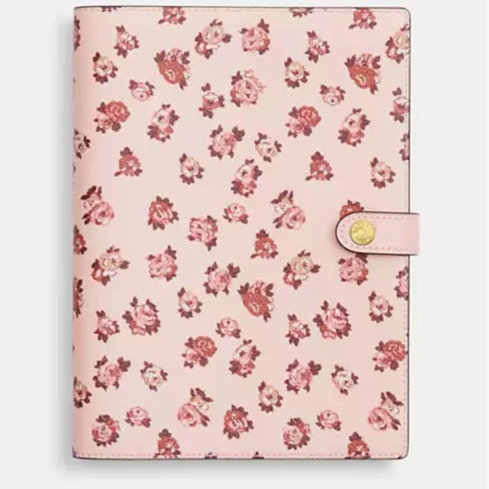 Notebook With Rosette Print